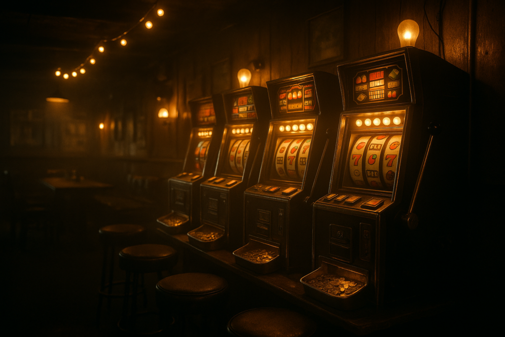 Hracie automaty - stará herňa