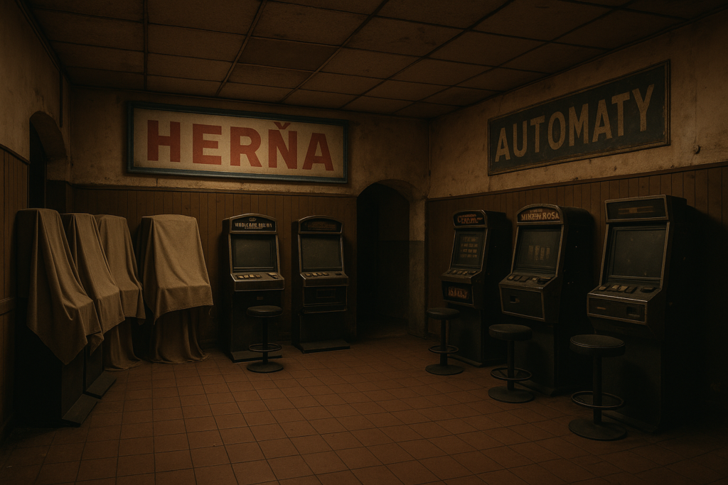 Hracie automaty - zatvorené kamenné kasíno